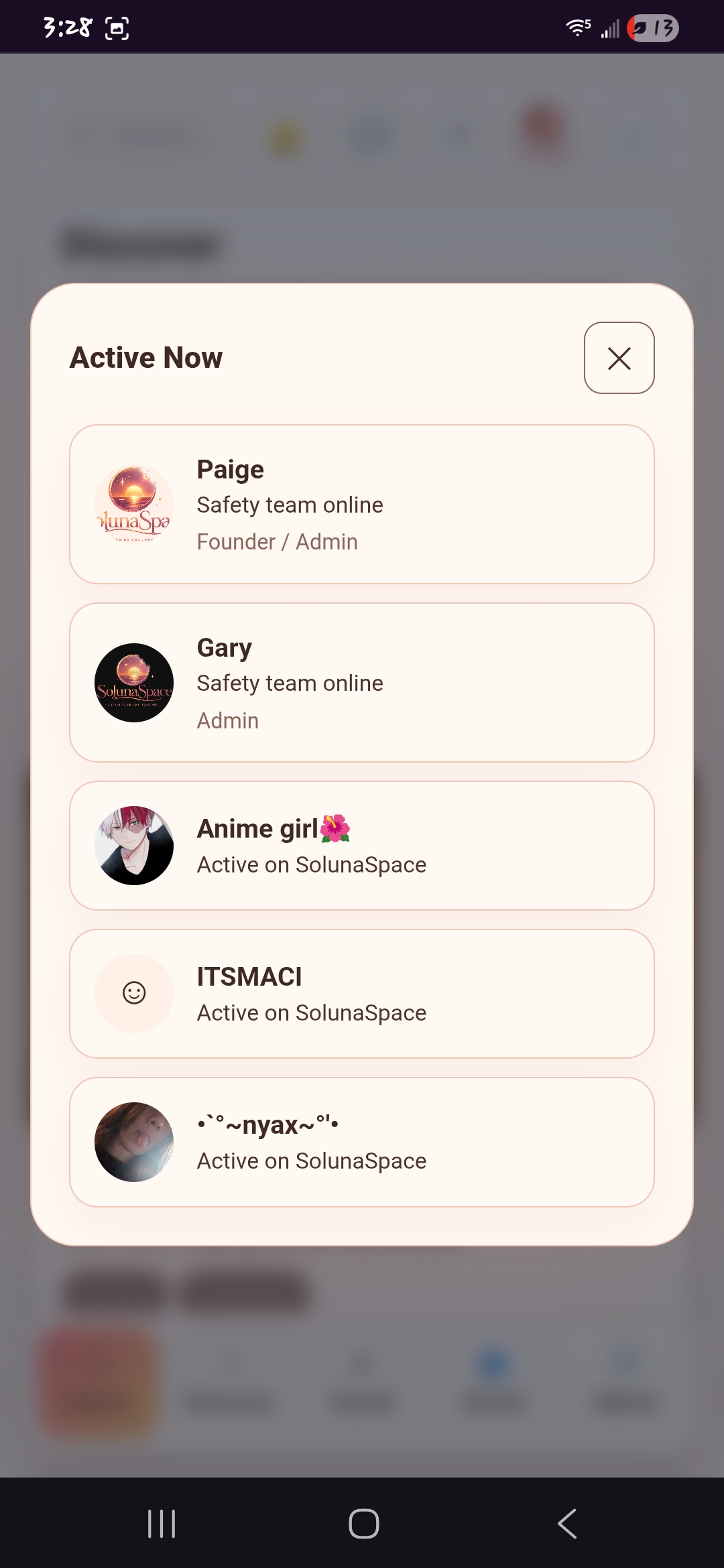 Comments section showing real teen interaction